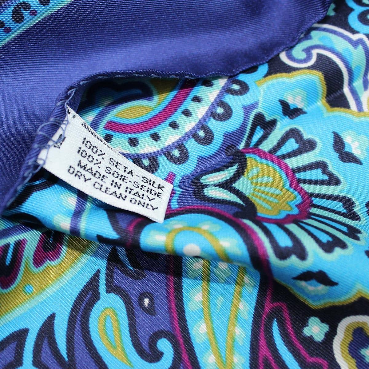 Foulard silk paisley pattern